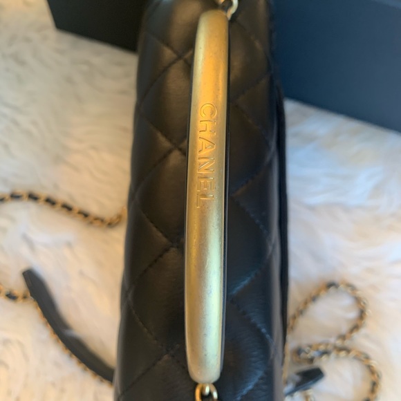 🖤SOLD 🖤💕Chanel top handle mini flap bag - Picture 13 of 13